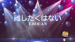 離したくはない  TBOLAN 歌える音源 歌詞あり 1991年 ホテルウーマン ガイドメロディーなし オフボーカル karaoke [upl. by Aerdna]