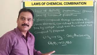 STOICHIOMETRY1 Laws of chemical combinations  some basic concepts in chemistryEnglishampTELUGU [upl. by Juli]