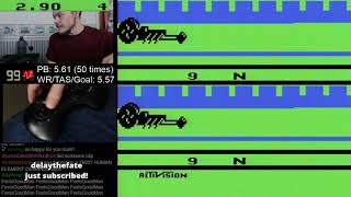 557 Dragster speedrun Atari Tied World Record [upl. by Lledrev]