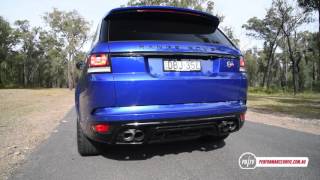 Range Rover Sport SVR 0100kmh amp engine sound [upl. by Mcmillan]