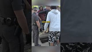 Cop had the whole playground helping him 🥳🙌‼️shorts police kids [upl. by Asecnarf]