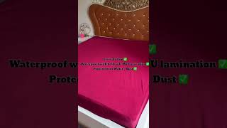 100 Waterproof Mattress Protector and Designer Bedsheet  Dream Care bedsheet mattressprotector [upl. by Otila]