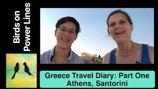 Greece Travel Diary Part 1 Athens and Santorini greece athens santorini cruise travelpodcast [upl. by Aseek513]