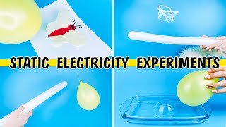 7 Awesome Static Electricity Experiments for Kids [upl. by Ahsertal]