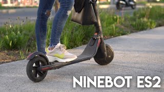 Je test une trottinette électrique la Ninebot Segway es2 [upl. by Seaton]