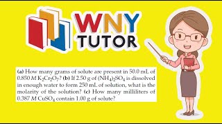 How many grams of solute are present in [upl. by Phare36]