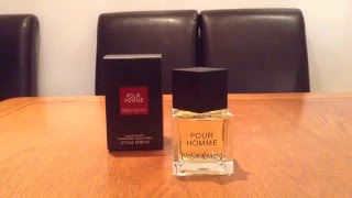 Yves Saint Laurent Pour Homme FragranceCologne Review [upl. by Nesto125]