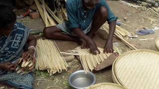 How to Make Bamboo KulaIndian Bamboo Art [upl. by Rambow]