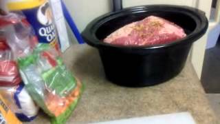 Crockpot corned beef [upl. by Buchalter]