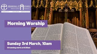 Sunday 3rd March 2024  Service of Morning Worship  Lent 3 [upl. by Sibbie]