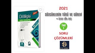 Türkçe BilgiSarmal Dilbilgisi  YKS Soru Çözümleri Sözcük türleri Sıfat Test4 [upl. by Burkhard]