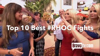 Best Housewives Fights  Episode 2  Top 10 Best RHOC Fights from Seasons 114 [upl. by Mariken]