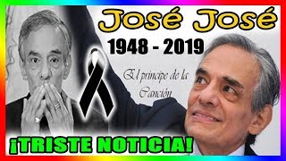 ¡HACE UNAS HORAS José José MURl0 de una extraña ENF3RM3DAD [upl. by Notna]