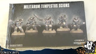 40k First Look Scions Astra Militarum Tempestus Unboxing [upl. by Aihseket540]