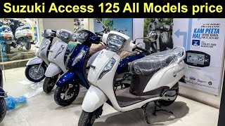 New 2024 suzuki Access 125 BS6 OBD2 All models price Detailed Review access suzuki [upl. by Morlee178]