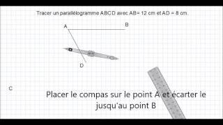 Comment tracer un parallélogramme [upl. by Igal999]