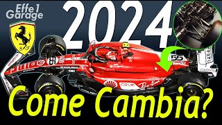 Ferrari F1 2024  Come cambia il cambio e la sospensione  Effe1Garage 197 [upl. by Norreht]