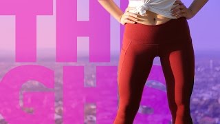 Toned Thighs Workout  5 Moves to Your Fittest Thighs [upl. by Fidelis112]