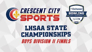 Crecent City Sports Prep Bowling  LHSAA Championships Div II Boys Finals [upl. by Barnard922]