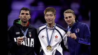 Olympic history for Hong Kong fencer Cheung Kalong’s 2nd gold [upl. by Gilly]