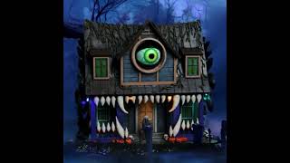 The Cycloptic Manor All Seeing Eye Halloween Village by FG Square fgsquarevillages spookytown [upl. by Anniram]