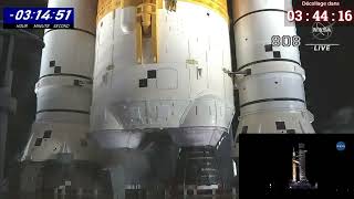 Replay lancement SLSOrion Artemis 1 vers la Lune REPORT [upl. by Borek]