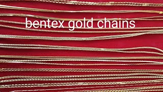 bentex gold chains models [upl. by Nolra424]