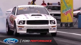 Ford Cobra Jet Mustang Wins Summernationals Factory Showdown  Drag Racing  Ford Performance [upl. by Starlene971]