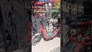 siz hiç 5 akülü volta gördünüzmü evet ilk ve orjinal olacak bike keşfet ebike bikelife tekteker [upl. by Maida838]