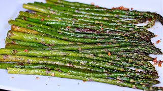 Garlic Roasted Asparagus  How to Roast Perfect Asparagus [upl. by Lindbom]