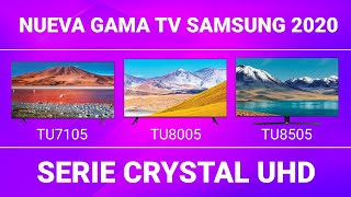 TV Samsung gama 2020 Ep1  Serie Crystal UHD TODOS LOS DETALLES [upl. by Melak]