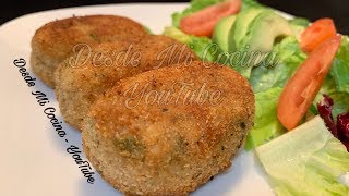 CROQUETAS DE ATÚN  Facil y Deliciosas   DESDE MI COCINA by Lizzy [upl. by Iclehc679]