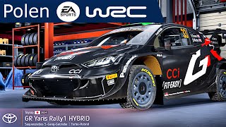 EA Sports WRC Polen 2024er GR Yaris Rally1 Hybrid mit Logitech G923 [upl. by Shiroma]