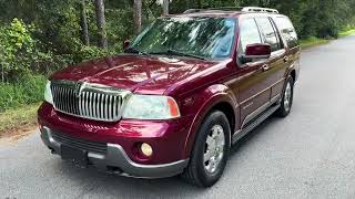 35k Mile Merlot Metallic 2004 Lincoln Navigator Luxury Walkaround 08302024 [upl. by Aurelia]