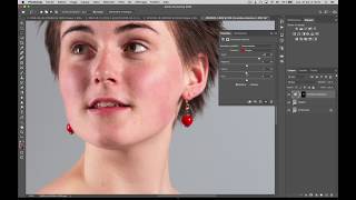 Supprimer les rougeur de peau avec Photoshop [upl. by Suiluj]