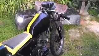 1983 kawasaki ke100 cafe racer motorcycle [upl. by Geoffrey]