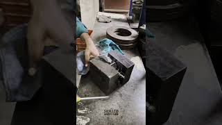 Amazing process of manufacturing car suspension rubbers [upl. by Ahtoelc]