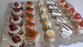 Canapés fáciles ricos y rápidos para Navidad [upl. by Arramahs]