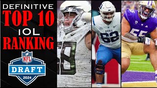 Top 10 Interior Offensive Linemen in the 2024 NFL Draft I Scouting Reports amp Highlight Reels [upl. by Kohl]