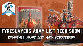 NEW FYRESLAYERS army list for AOS 3  Matched play army list tech show [upl. by Eaton]