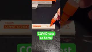 Positive result  COVID test at home health covid19 learn [upl. by Selassie398]