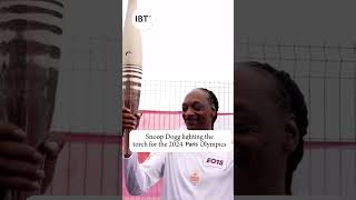 At the 2024 Paris Olympic Games Snoop Dogg played a prominent role as one of the final torchbearers [upl. by Minta225]