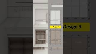 Segmented wardrobe layout design interiordesign interiordesigner buildingmaterials decor [upl. by Hadihsar]