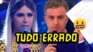 Cobertura da despedida de Marília Mendonça vira desastre no Luciano Huck [upl. by Maison296]