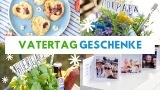 DIY VATERTAGSGESCHENKE selber machen und basteln 🎁 4 Ideen zum Vatertag  DIYs und Rezepte [upl. by Ellicec232]