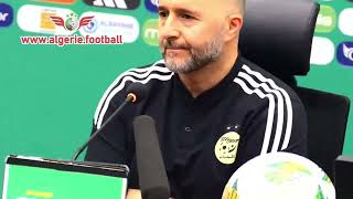 VIDEO COMPLETE DE LA CONFERENCE DE PRESSE DE BELMADI AU STADE NELSON MANDELA [upl. by Ettennal]