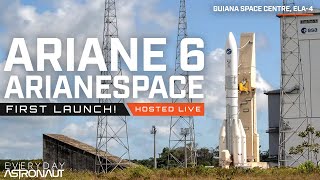 Watch The Ariane 6 Launch For The First Time [upl. by Htedirem]