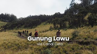 PENDAKIAN 1 SURO GUNUNG LAWU VIA CANDI CETO [upl. by Jenn284]