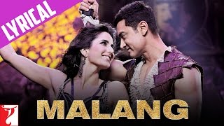 Lyrical  Malang  Song with Lyrics  DHOOM3  Aamir Khan  Katrina Kaif  Pritam  Sameer Anjaan [upl. by Herwin]