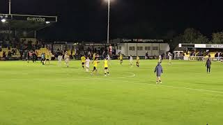 Harrogate Town celebrating a 20 over Doncaster Rovers 130924 [upl. by Celestina]